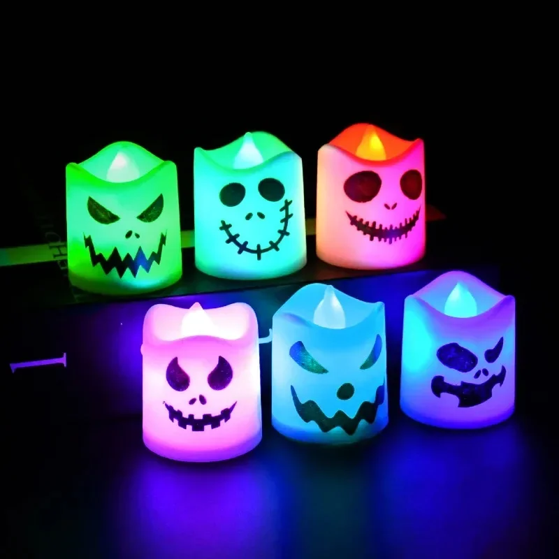 Halloween LED Ljus 6-pack - Spöken