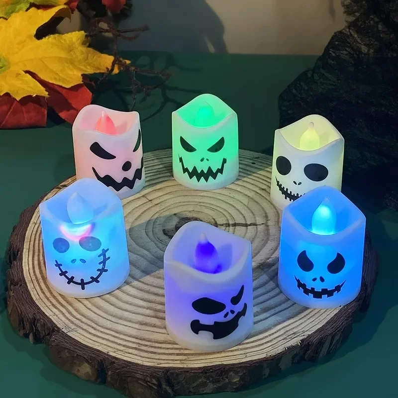 Halloween LED Ljus 6-pack - Spöken