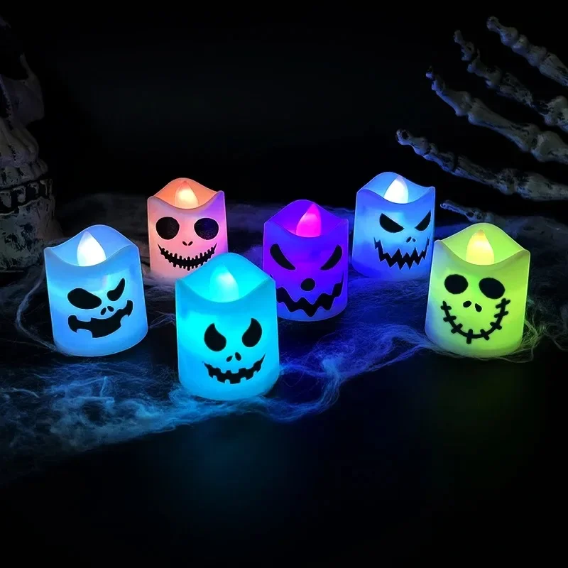 Halloween LED Ljus 6-pack - Spöken