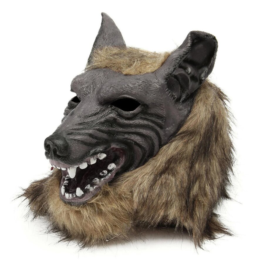 Halloween Vargmask och Handskar – Vargkostymset – bild 5 av 6