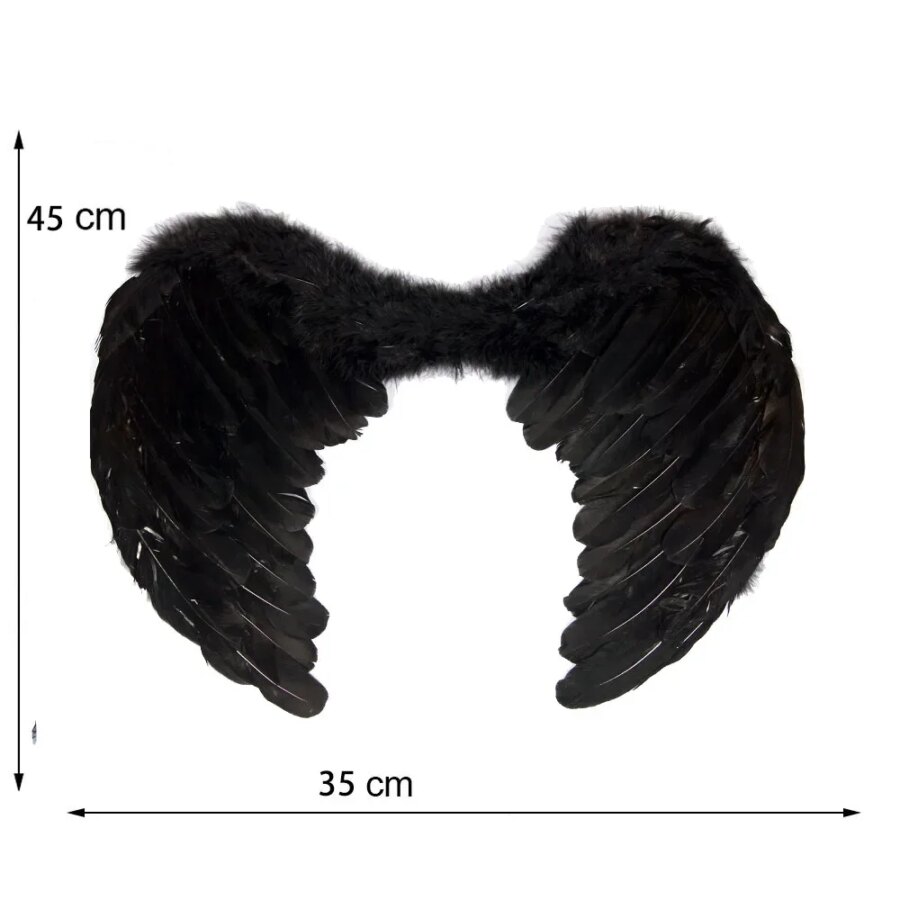 Halloween 3D Änglavingar med Elastiska Band – bild 6 av 6