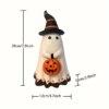 Spökfigur med Pumpa – Halloween Dekoration