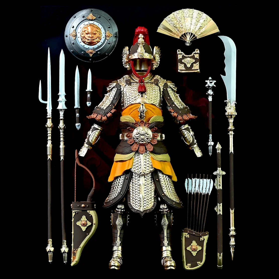 Samurajrustning i Ram – Antik Väggdekoration