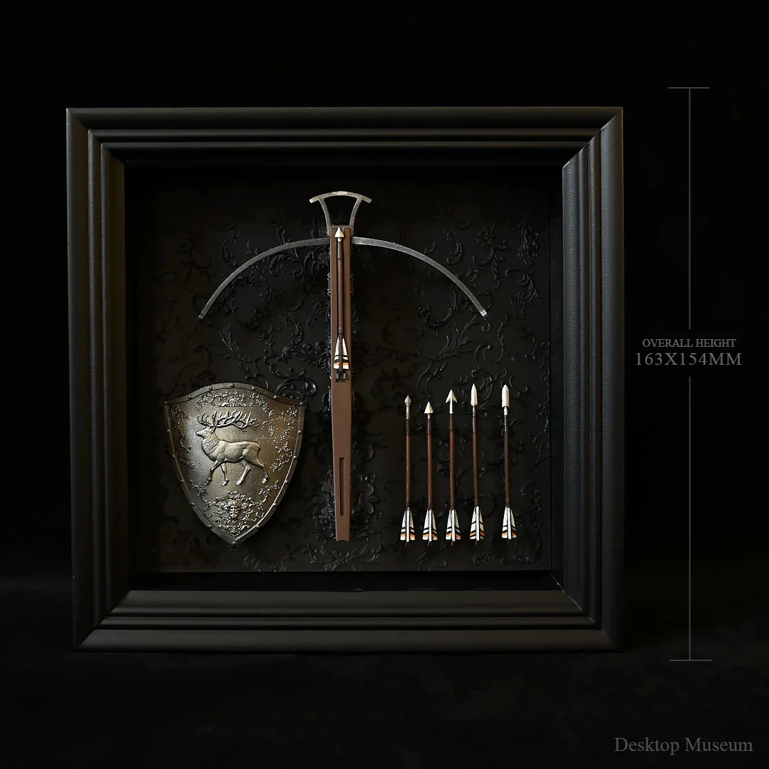 Medeltida Europeisk Båge och Armborst Väggdekor