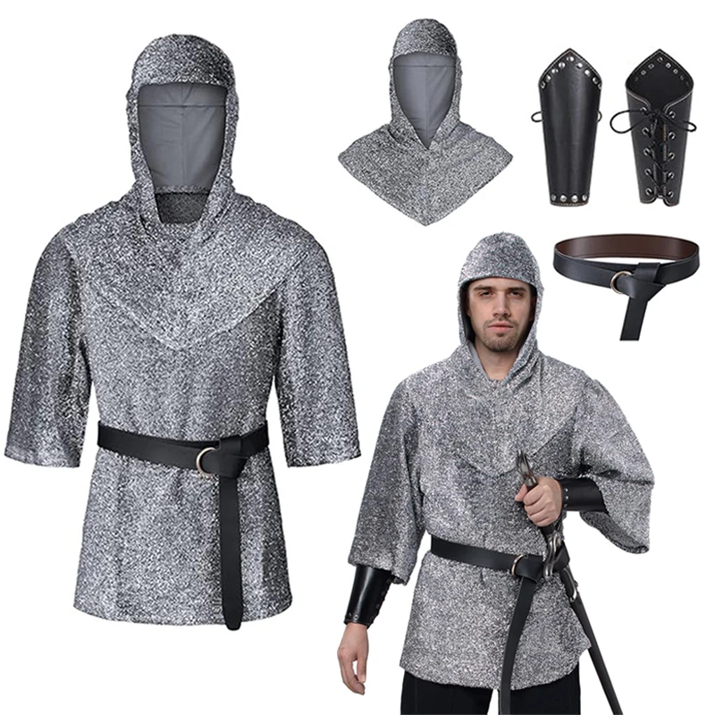 Medeltida Riddare Cosplaydräkt