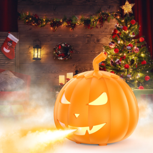 Rökmaskin Pumpa LED och Fjärrkontroll - Halloween