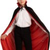 Vampyrkappa Halloween – Svart och Röd