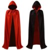 Vampyrkappa Halloween – Svart och Röd