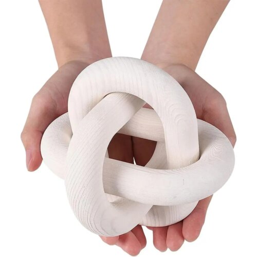 Träknut 3-Link Dekoration