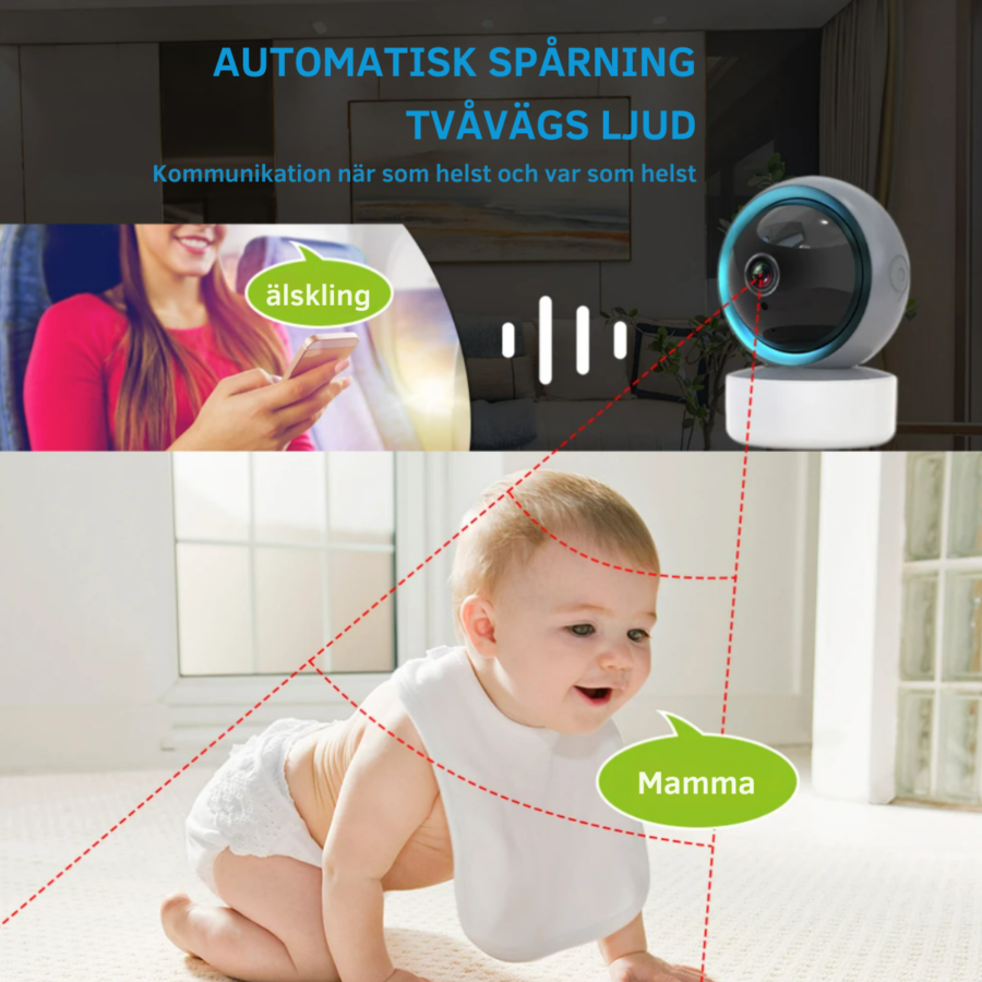 Hemövervakningskamera Smart – Trådlös 5MP – bild 5 av 6