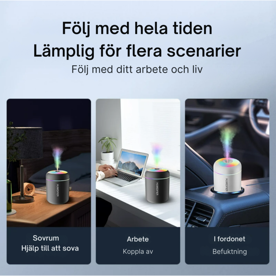 Luftfuktare Mini 180ML – bild 6 av 6