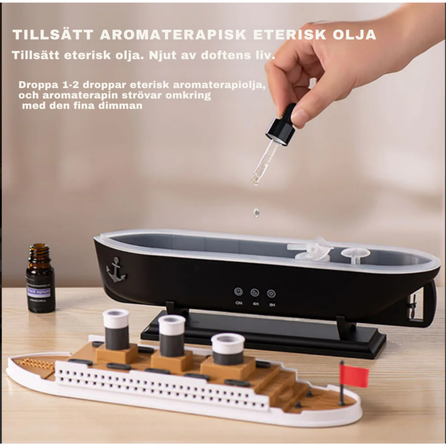Luftfuktare Retro Skeppsformad – bild 5 av 7