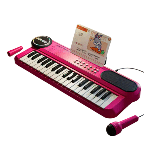Barnpiano Keyboard 37 Tangenter - Röd
