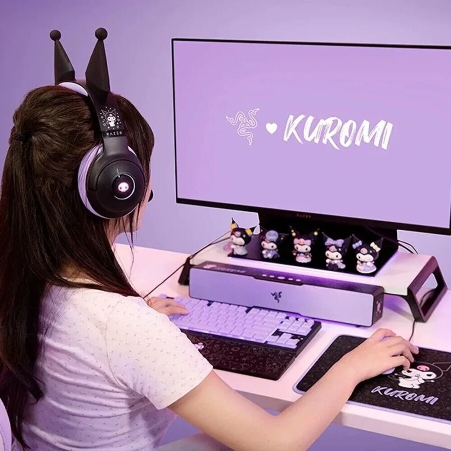 Gaming Headset Kuromi Edition – bild 5 av 5