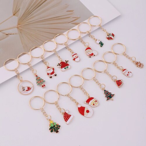 Nyckelringar Julmotiv 16-pack