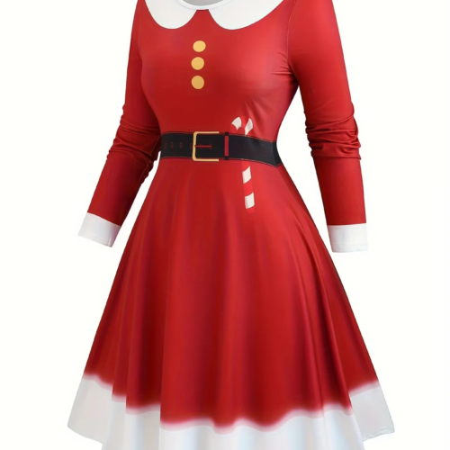 Julklänning för Kvinnor i Plus Size