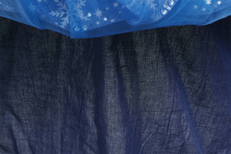 Prinsessklänning blå för Barn – Långärmad