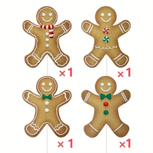 Stora pepparkaksgubbar - 4St