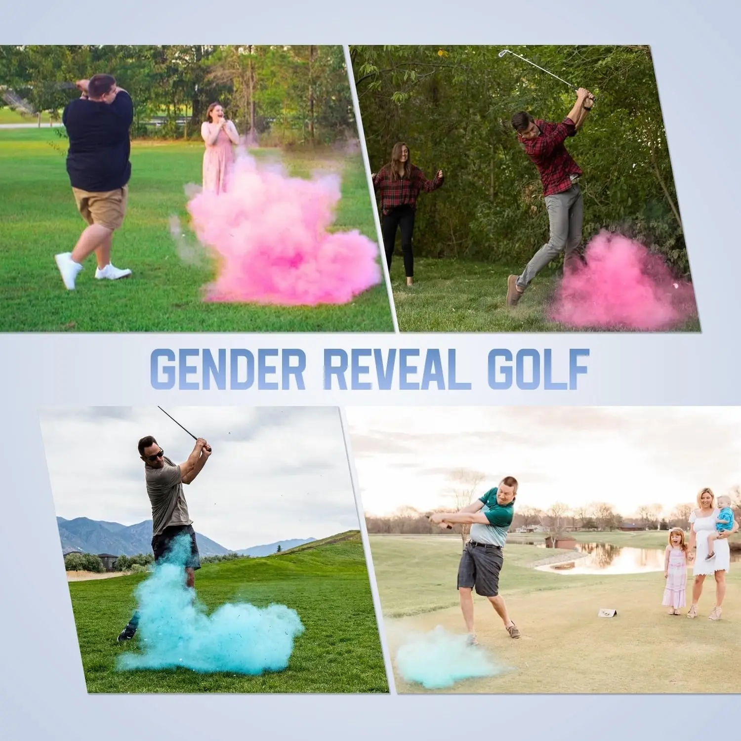 Gender Reveal Golfboll – Flick- eller Pojkavslöjande