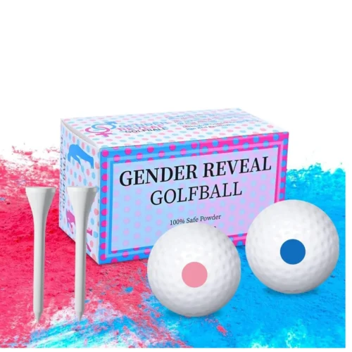 Gender Reveal Golfboll – Flick- eller Pojkavslöjande