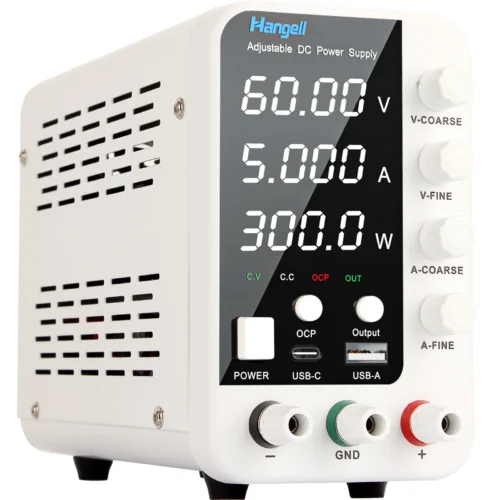 Laboratorieströmförsörjning - Vit 60V 5A (300W)