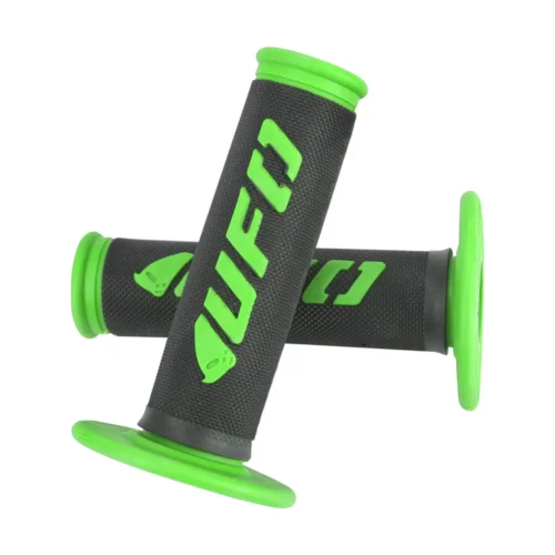 Motorcykel Handtag – Gummi Grepp - Grön