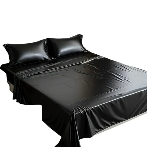 Vattentät Lakan PVC Svart