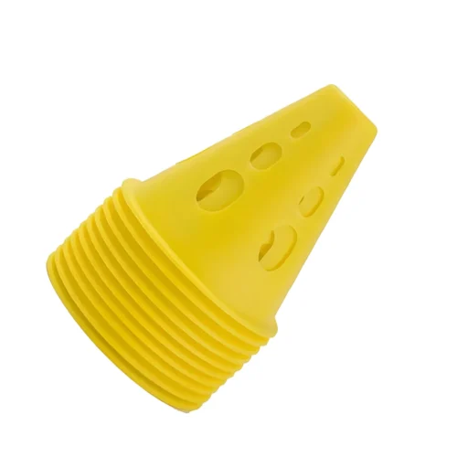 Träningskoner Trafikkontroll Rosa 10-pack 7.5cm - yellow