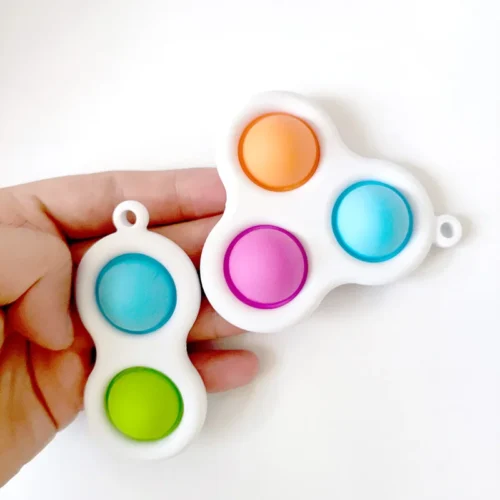 Bubbelnyckelring Stressrelief 2-pack