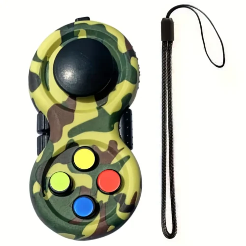 Fidget Pad Fidget Controller - Kamouflage Grön