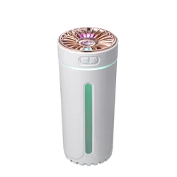 Portabel Luftfuktare RGB-LED - Vit Uppladdningsbar