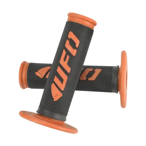 Motorcykel Handtag – Gummi Grepp - Orange