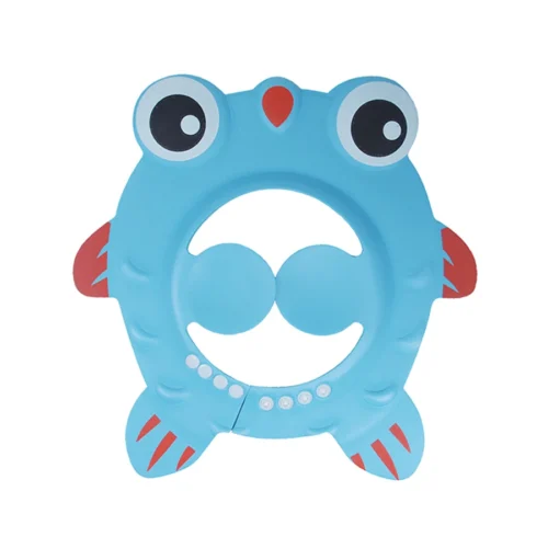 Badmössa Baby Djur Öronskydd - Blå Fisk