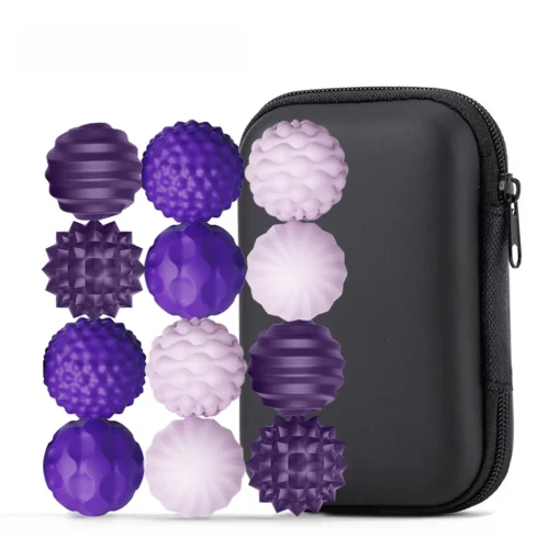 Magnetiska Stressbollar 6-12-pack - Lila – 12 st