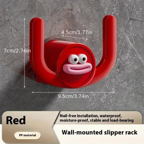 Toffelkrok Badrum och Sovrum - Röd