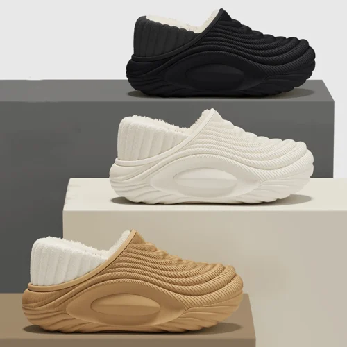 Vattentäta Inomhustofflor i Plysch för Vinter