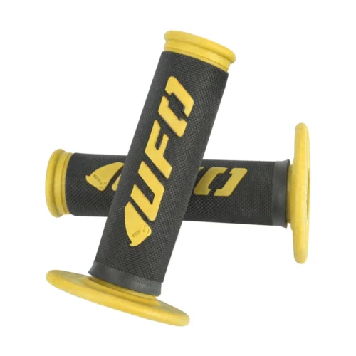 Motorcykel Handtag – Gummi Grepp - Gul