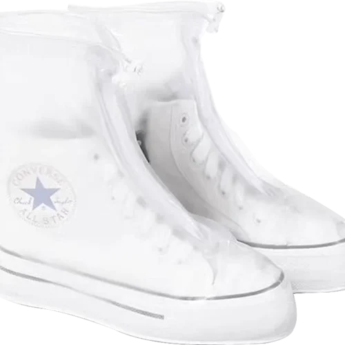 Vattentäta Skoöverdrag Silikon 1 par - Transparent