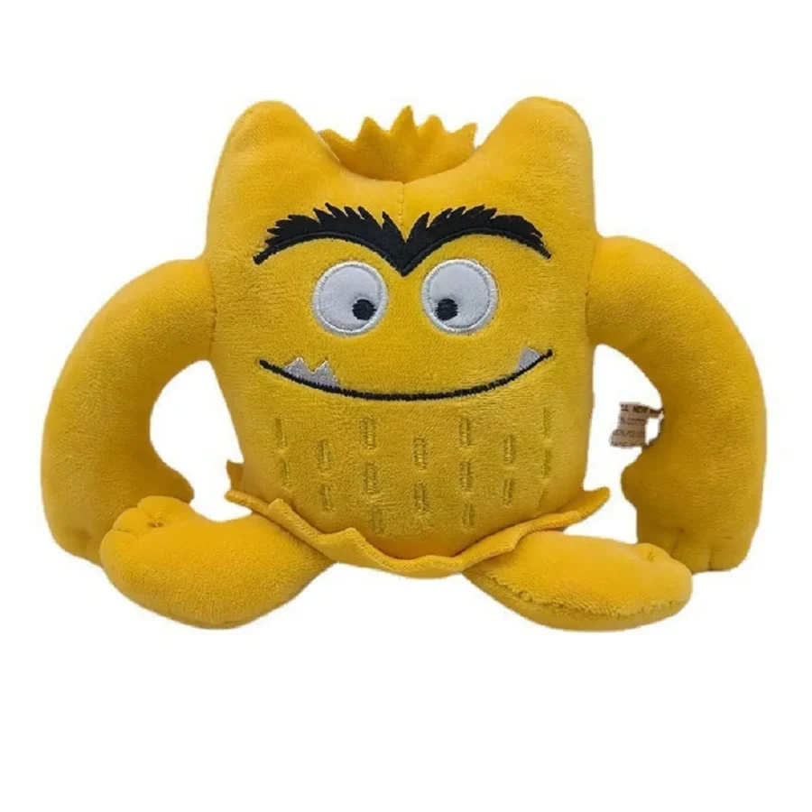 Färgmonster Mjukisdjur 6-pack