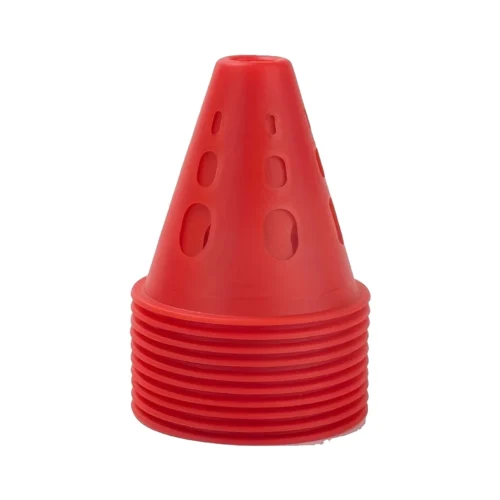 Träningskoner Trafikkontroll Rosa 10-pack 7.5cm - red