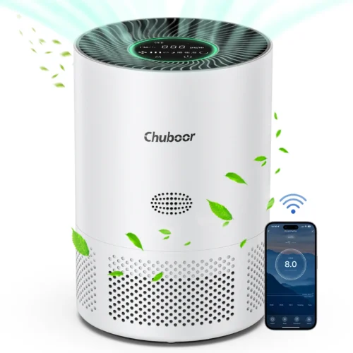 Chuboor Luftrenare HEPA - Vit med WiFi