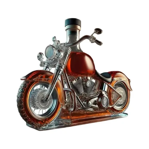 Whiskykaraff Motorcykel Glas