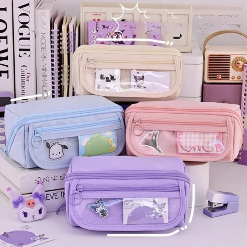 Pennfodral Stor Kapacitet Dragkedja