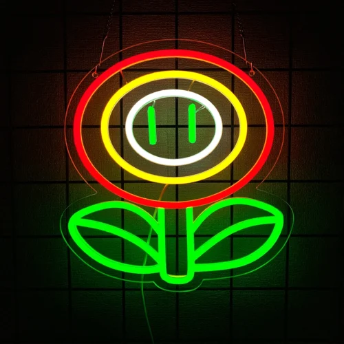 Neonlampa Spöke LED – Gaming Vägglampa - A