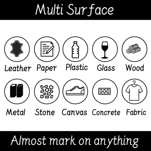 Vit Markörpenna 2.0mm