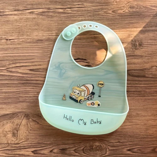 Haklapp Vattentät Djurmönster - Cementblandare (Ljusblå/Grön)