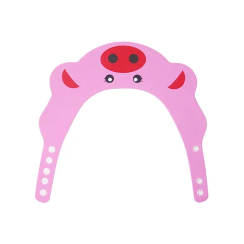 Badmössa Baby Djur Öronskydd - Rosa Gris