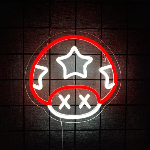 Neonlampa Spöke LED – Gaming Vägglampa - B