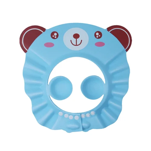Badmössa Baby Djur Öronskydd - Blå Björn