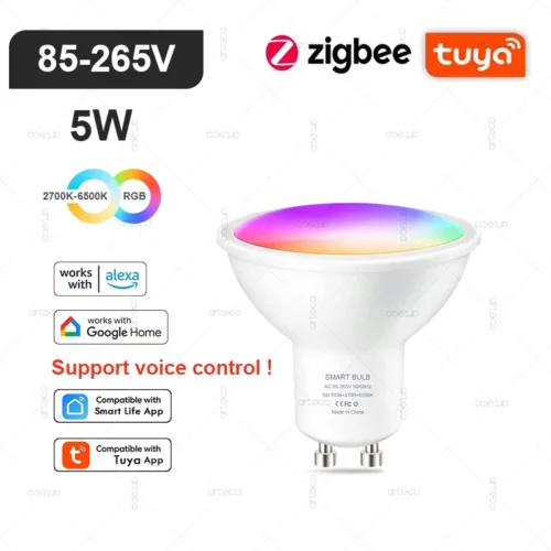 Smart LED Lampor - Zigbee GU10 5W 85-265V